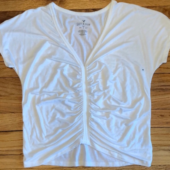 American Eagle Outfitters Tops - American Eagle Ruched Tee